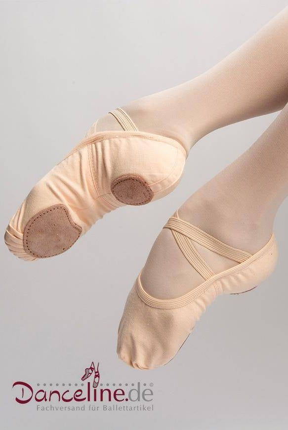 SoDanca Ballettschuhe SD16 Komfort mit gekreuzten Gummis