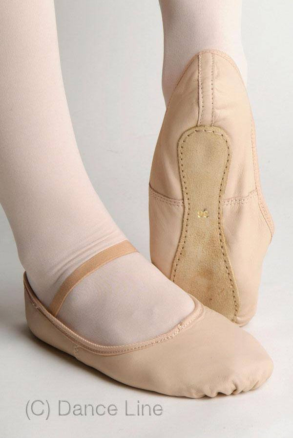 Merlet Ballettschuhe Eclat in rosa mit Chromledersohle