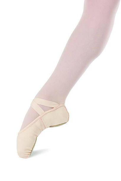  pfirsichfarbene Merlet-Ballettschuhe Merlet Sybel 